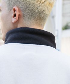 WEGO フリース ワンポイントハーフZIPプルオーバー