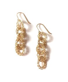 CASUMINO 〈人気売上NO.1〉chain 5連 ピアス