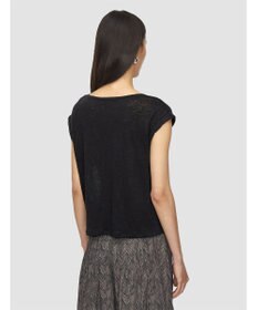 JOSEPH 【洗える】リネンジャージー　キャップスリーブトップス