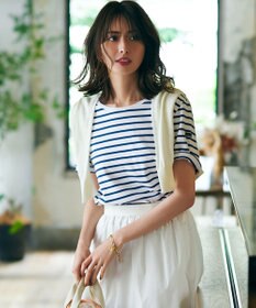 23区 【洗える】Armor-lux スムース 半袖 カットソー