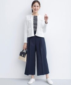 組曲 ミニブークレーツイードニットジャケット