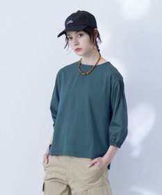 J.PRESS YORK STREET 【WOMEN】ファブリックスリーブ　プルオーバー