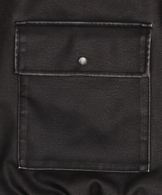 WEGO ヴィンテージライクPUジャケット