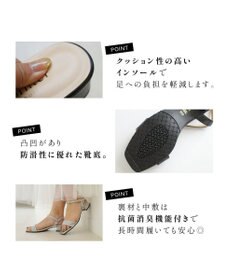 Pointer 日本製 本革スクエアトゥサンダル