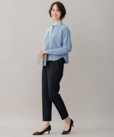 自由区 L 【洗える】シャイニールレックス ドルマンスリーブニット