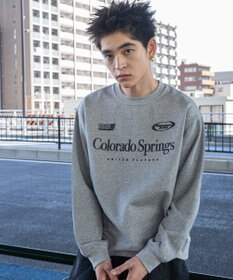 WEGO 【ユニセックス着用ITEM/裏起毛/SMLサイズ展開】リラックスフィットゲームロゴプルオーバー