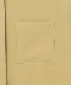 ICB L 【洗える】ライトダブルクロス クロップドシャツ