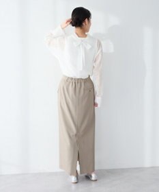 CRAFT STANDARD BOUTIQUE ＜セレモニー＞カットアウトヘムIラインスカート