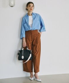 TOPKAPI 【TREASURE TOPKAPI】】ストライプハンドル ナイロン 2way ミニ トートバッグ