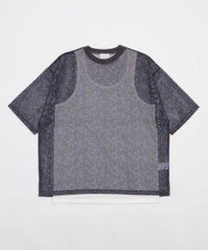 WEGO 【2点SET】メッシュパターンアンサンブルPOシャツ（SS）