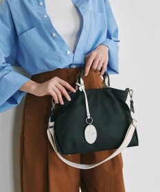 TOPKAPI 【TREASURE TOPKAPI】】ストライプハンドル ナイロン 2way ミニ トートバッグ