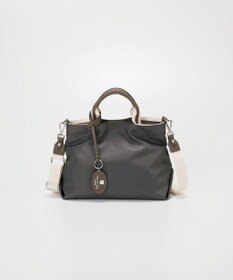 TOPKAPI 【TREASURE TOPKAPI】】ストライプハンドル ナイロン 2way ミニ トートバッグ