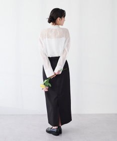 CRAFT STANDARD BOUTIQUE ＜セレモニー＞カットアウトヘムIラインスカート