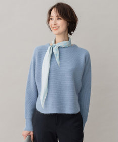 自由区 L 【洗える】シャイニールレックス ドルマンスリーブニット