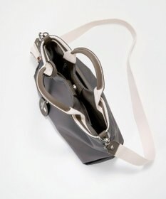 TOPKAPI 【TREASURE TOPKAPI】】ストライプハンドル ナイロン 2way ミニ トートバッグ