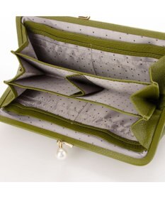 UNBILLION ペルケ perche / アクリル玉がま口長財布