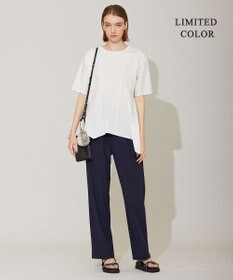 ICB L 【接触冷感・UVカット・速乾・洗える】マットスキューバ セミワイドパンツ