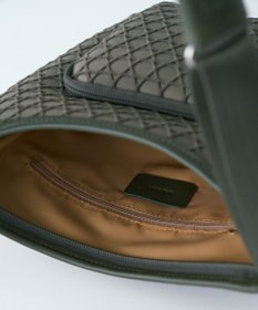 MIYABIYA LAQUOH【撥水加工】篭目柄エンボスボンディング ポケットショルダー