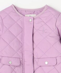 組曲 KIDS 【110-140㎝】マフラー付き中綿キルト アウター