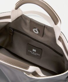 TOPKAPI 【TREASURE TOPKAPI】】ストライプハンドル ナイロン 2way ミニ トートバッグ