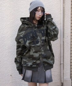 WEGO カレッジロゴBIGZIPパーカー