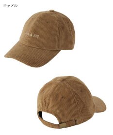 MOONBAT PAUL&JOE ACCESSOIRES (ポールアンドジョー アクセソワ)コーデュロイ ロゴ入り キャップ