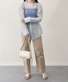 INTER-CHAUSSURES 【CHRISTIAN VILLA】レザーショルダーワイドバッグ