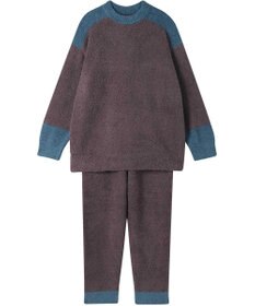 une nana cool カラーブロッキング　プルオーバー＆ロングパンツセット