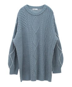 CRAFT STANDARD BOUTIQUE ハンドステッチケーブルニットチュニック