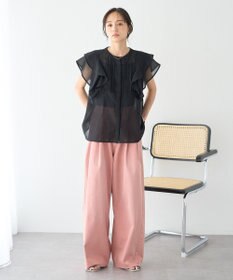 earth music&ecology ラッフルブラウス