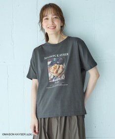 ANY 【MAISON KAYSERコラボ】フォトプリント半袖Tシャツ