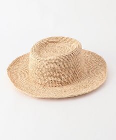 23区 ラフィアデザイン ブリムハット