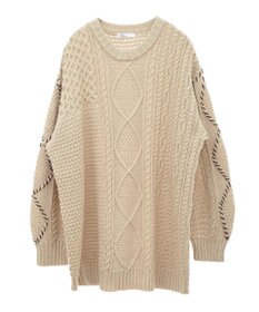 CRAFT STANDARD BOUTIQUE ハンドステッチケーブルニットチュニック