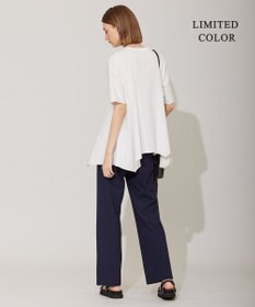 ICB L 【接触冷感・UVカット・速乾・洗える】マットスキューバ セミワイドパンツ