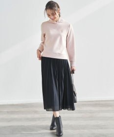 ANY SIS L 【洗える】シャイニープリーツ スカート