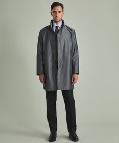 GOTAIRIKU 【防水/軽量/シワになりにくい】ラスタードビーメモリーラミネーションコート_スタンドカラー(24年モデル)