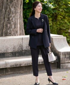 ANY SIS L セレモニーダブルクロス テーラードジャケット