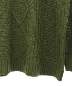 CRAFT STANDARD BOUTIQUE ハンドステッチケーブルニットチュニック