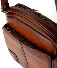 ACE BAGS & LUGGAGE LO HOMME PRESSE アルカイック 本革 日本製 ショルダーバッグ 縦型 71863 ロ・オム・プレッセ