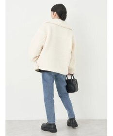 earth music&ecology リバーシブルボアブルゾン