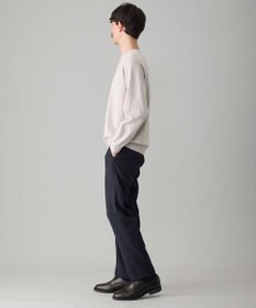 UNFILO MENS 【洗える/抗菌防臭】スムースシルキーニット クルー