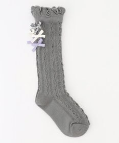 ANY KIDS ハイソックス（ケーブルリボン）