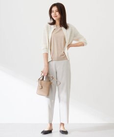 J.PRESS LADIES L 【WEB限定・洗える】Vis/Peスパーク ラメ配色 ニット