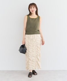 Green Parks ・ＥＬＥＮＣＡＲＥ　ＤＵＥ　バイカラーニットタンク