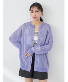 earth music&ecology シアーニットカーディガン