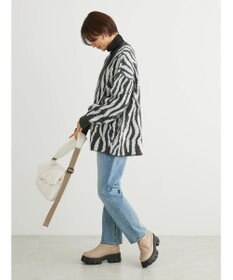 Green Parks 柄アソートニットカーディガン