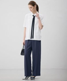 ICB L 【CLASSY.掲載・新色追加・WEB限定カラーあり】FluidBackSatin ワイドパンツ