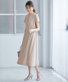 ANY SIS 【WEB・一部店舗限定】リネンライクポリエステル ワンピース