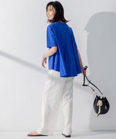 23区 【洗える】ALBINIジャージー バックフレア Tシャツ