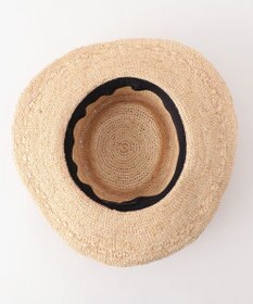 23区 ラフィアデザイン ブリムハット